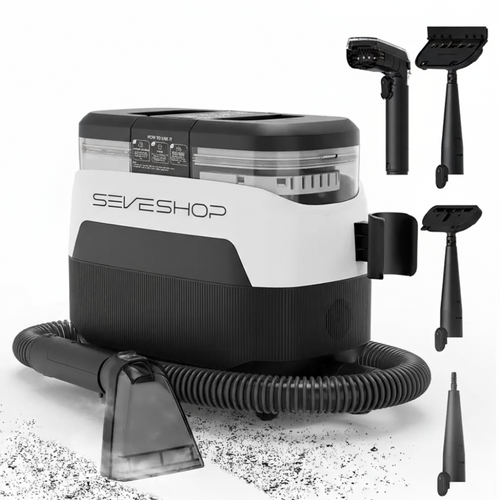 aspirator cu spalare 4 in 1 cu aburi pentru tapiterie si covoare