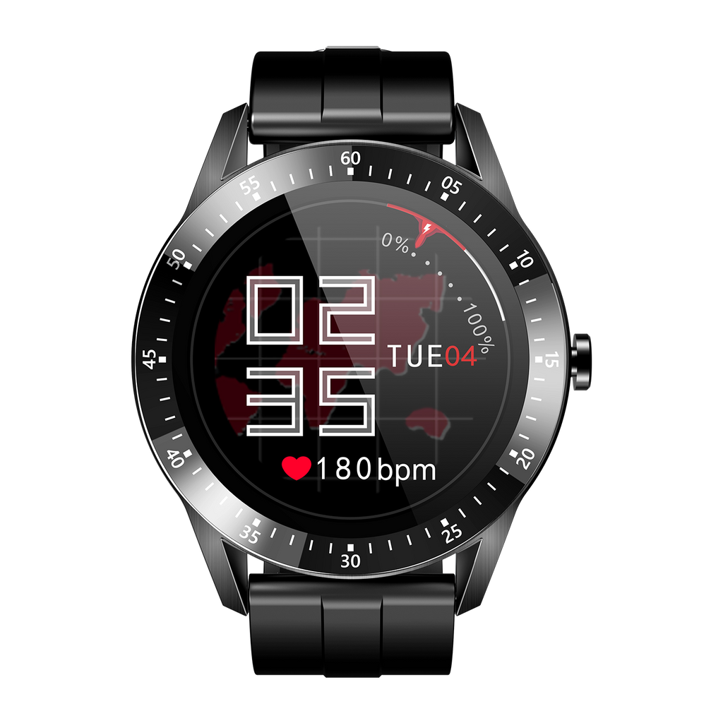 ceas smartwatch fitness cu monitorizare ritm cardiac, somn și notificări