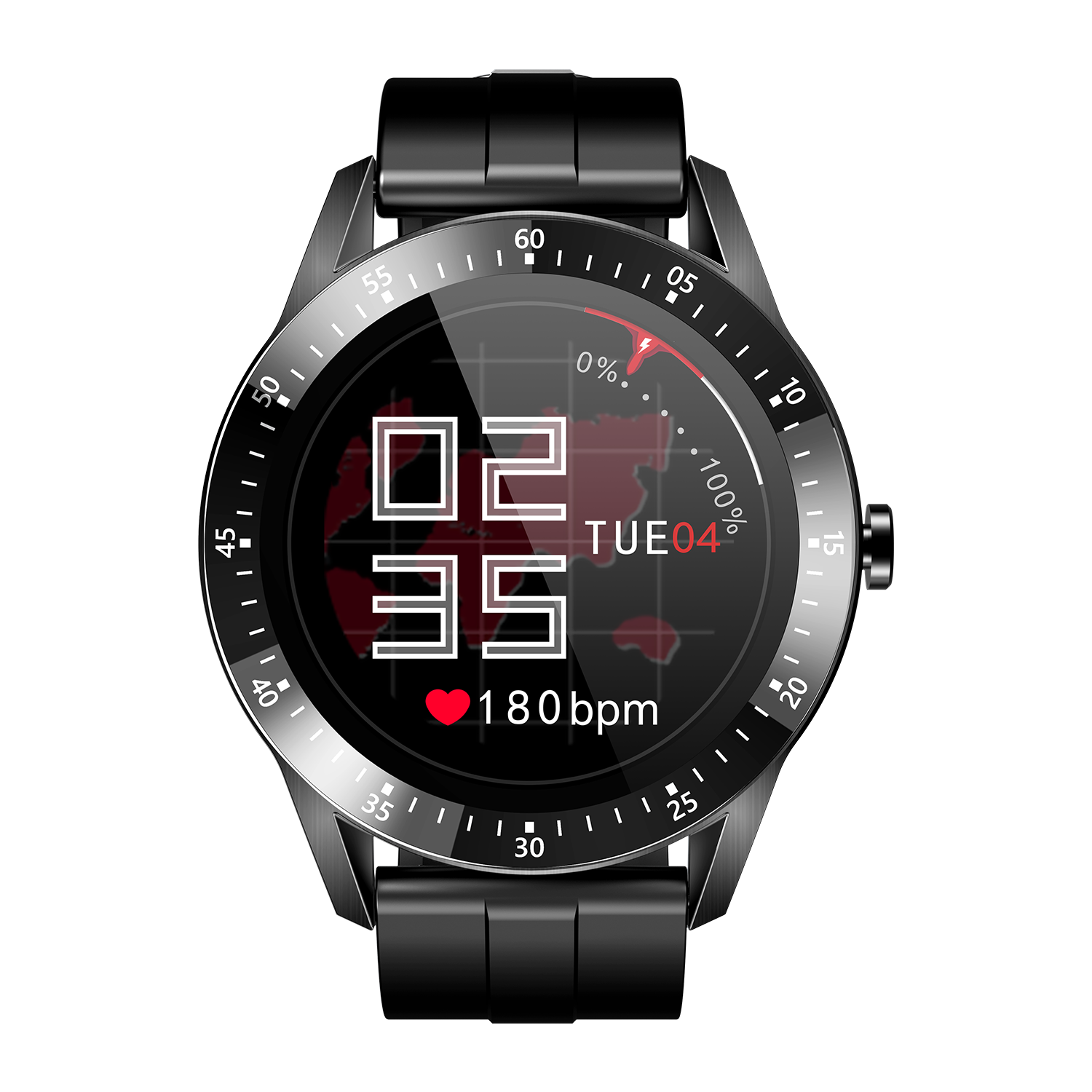 ceas smartwatch fitness cu monitorizare ritm cardiac, somn și notificări