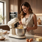 mixer cu bol folosit pentru prepararea aluaturilor și prăjiturilor acasă