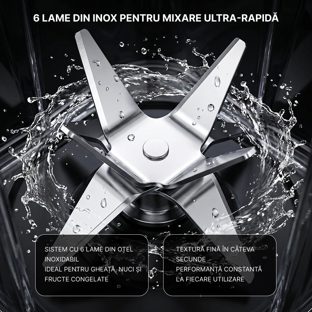 blender cu timer și viteze reglabile pentru control precis al mixării