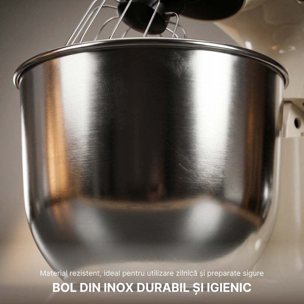 mixer planetar pentru patiserie cu funcționare stabilă și silențioasă
