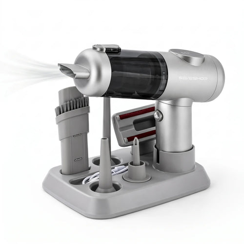 aspirator de mână fără fir Wet & Dry cu filtru HEPA și putere de 100W