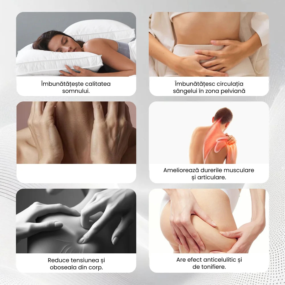 dispozitiv electrostimulare utilizat pentru reducerea tensiunii musculare si confort zilnic