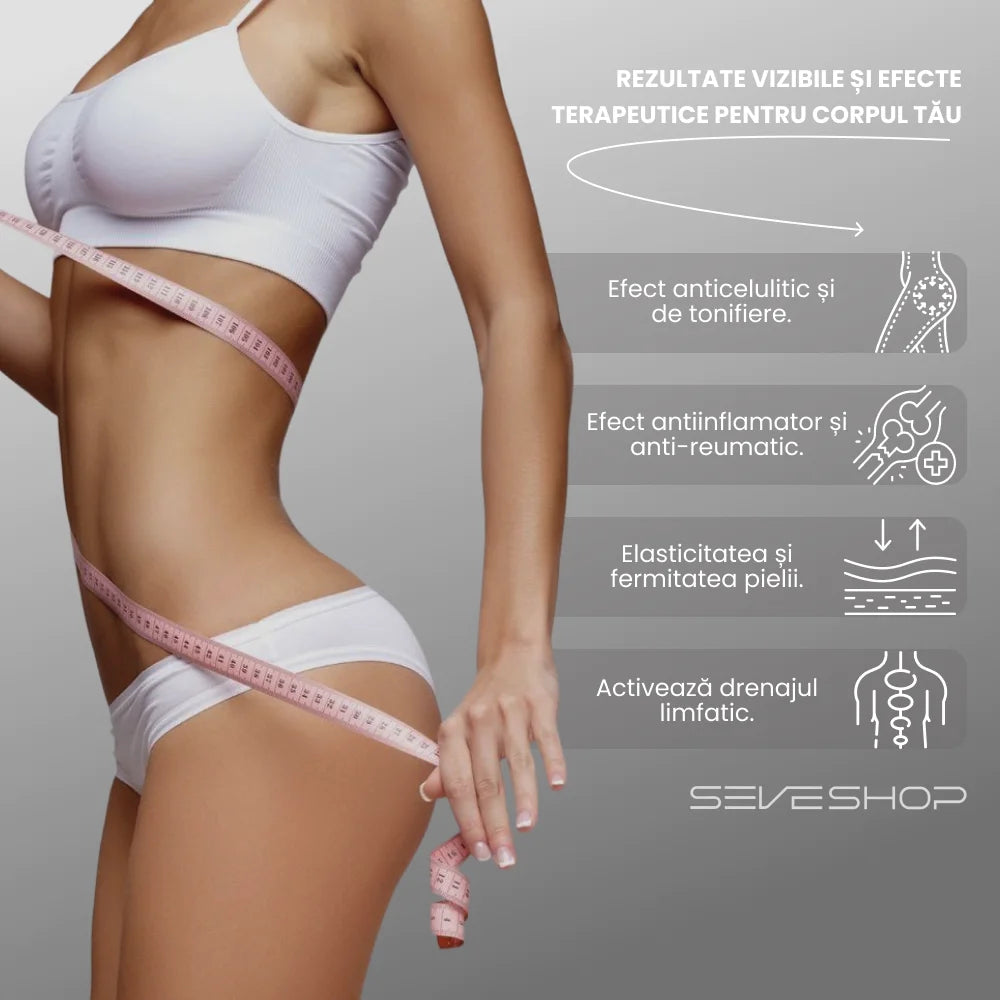 aparat electrostimulare compact utilizat acasa pentru relaxare si recuperare musculara