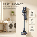 Aspirator vertical fara fir SeveShop P11 Pro verde, 250 W, 23.000 Pa, perie cu LED