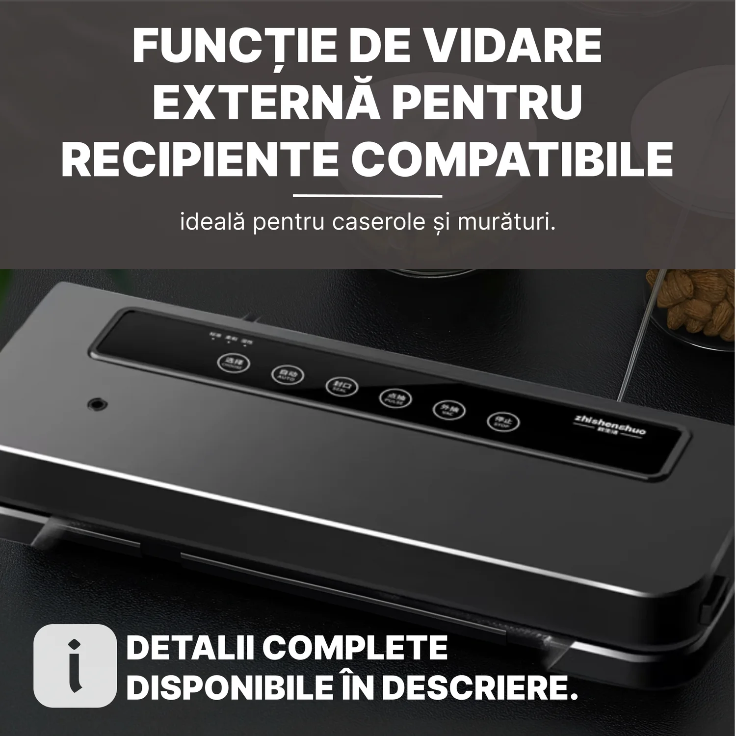 aparat de vidat de 110W pentru vidare rapidă și eficientă