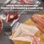 aparat de vidat compact pentru depozitarea și congelarea alimentelor
