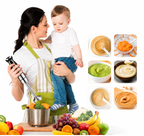 blender vertical folosit pentru piureuri fine de legume și fructe