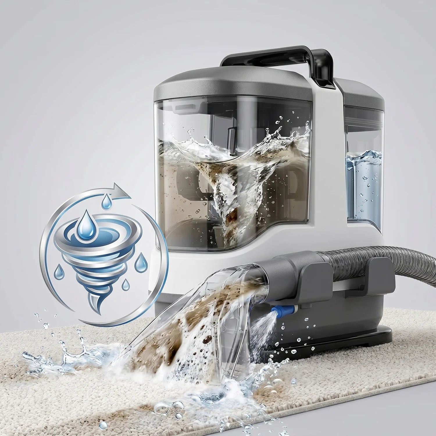 Aspirator cu Spalare 3 in 1 C3, Extractie Tapiterii si Covoare, 12000Pa SeveShop
