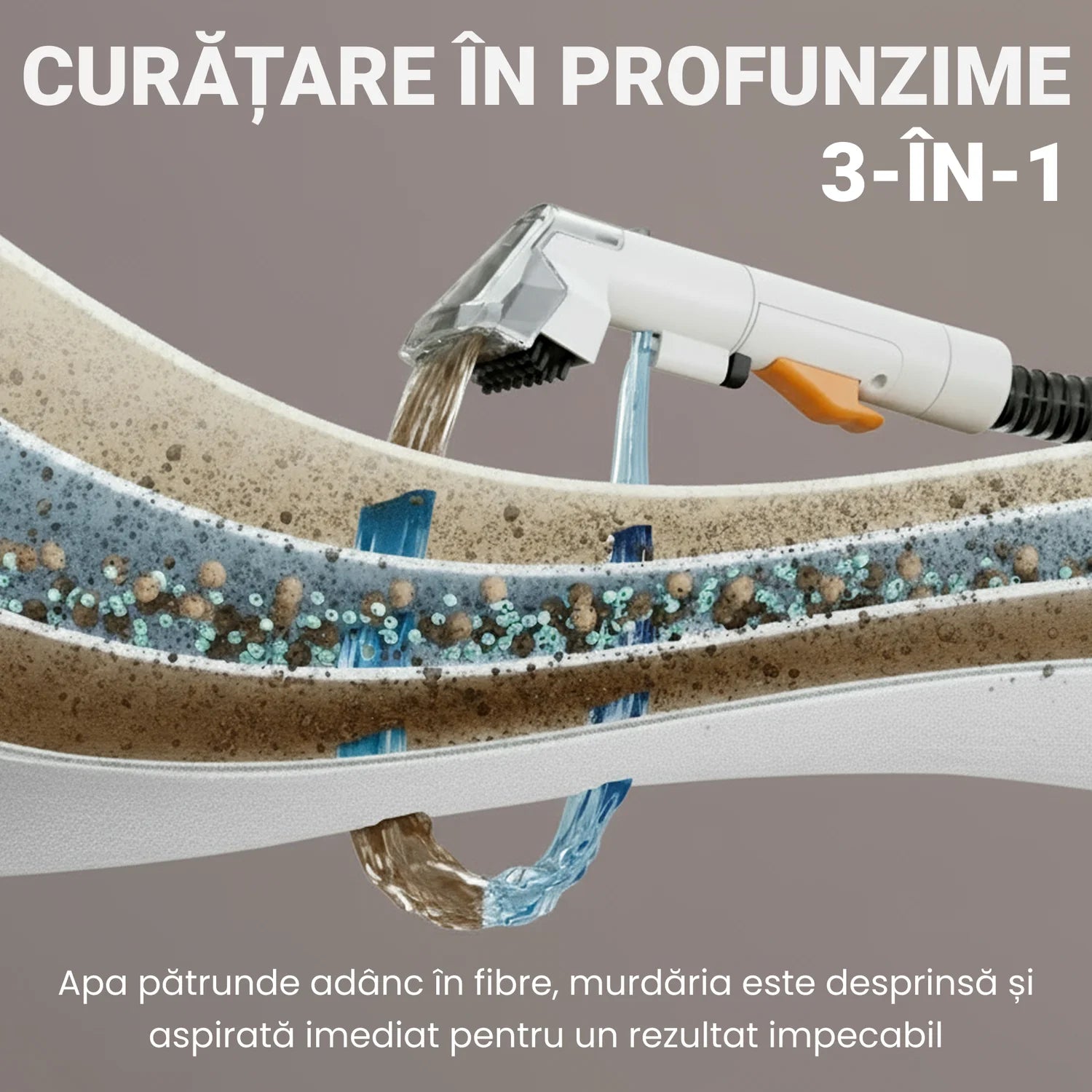 aspirator portabil pentru tapiterii utilizat acasa sau in masina pentru curatare eficienta
