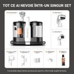 aparat curatare textile cu doua rezervoare pentru apa curata si murdara