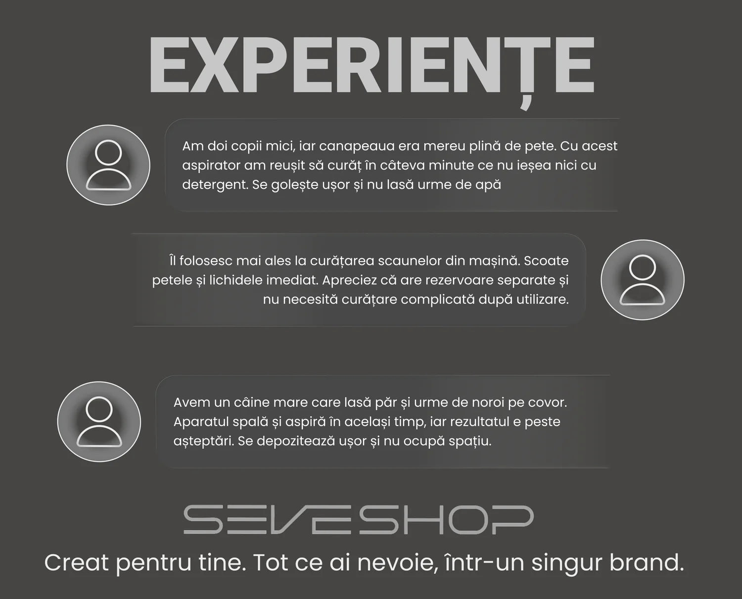 Experiențele clienților cu aspiratorul de spălare SeveShop