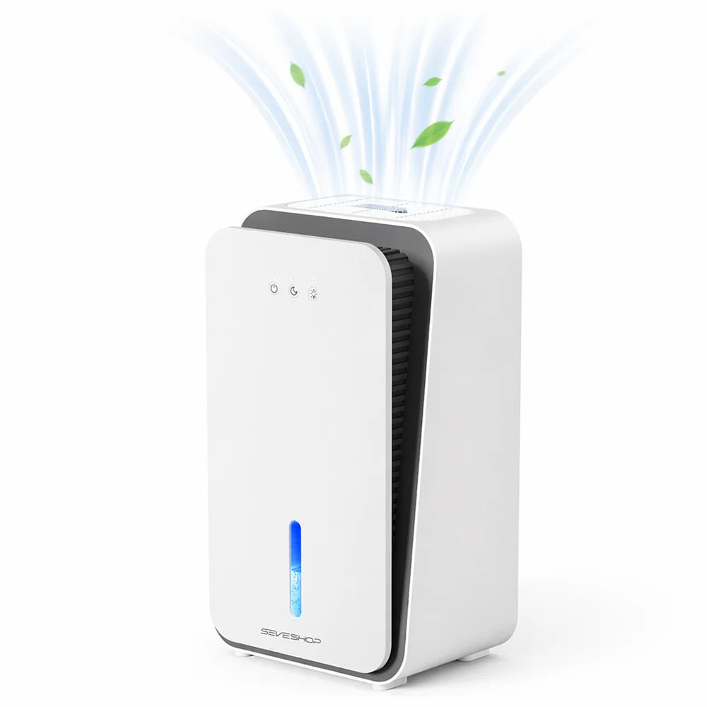 dezumidificator portabil 2.5L pentru camera cu functie de reducere a umiditatii si aer mai uscat