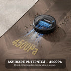 robot aspirator inteligent cu control prin aplicatie si comenzi vocale