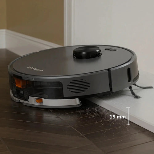 aspirator robot cu mop care aspiră și șterge podelele într-o singură trecere