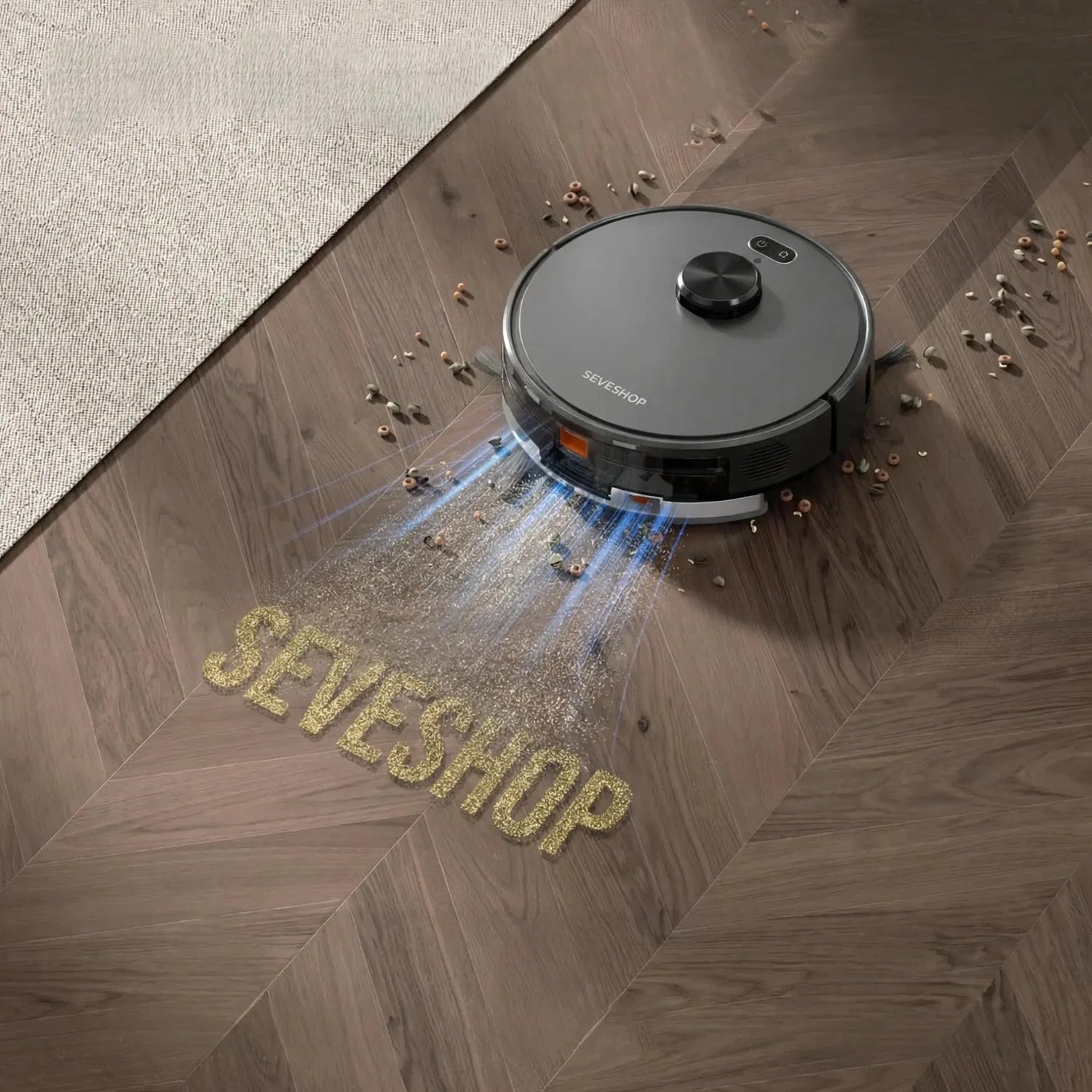 Aspirator Robot D65S Max cu Navigatie LiDAR, Mop Inteligent si 6000Pa SeveShop