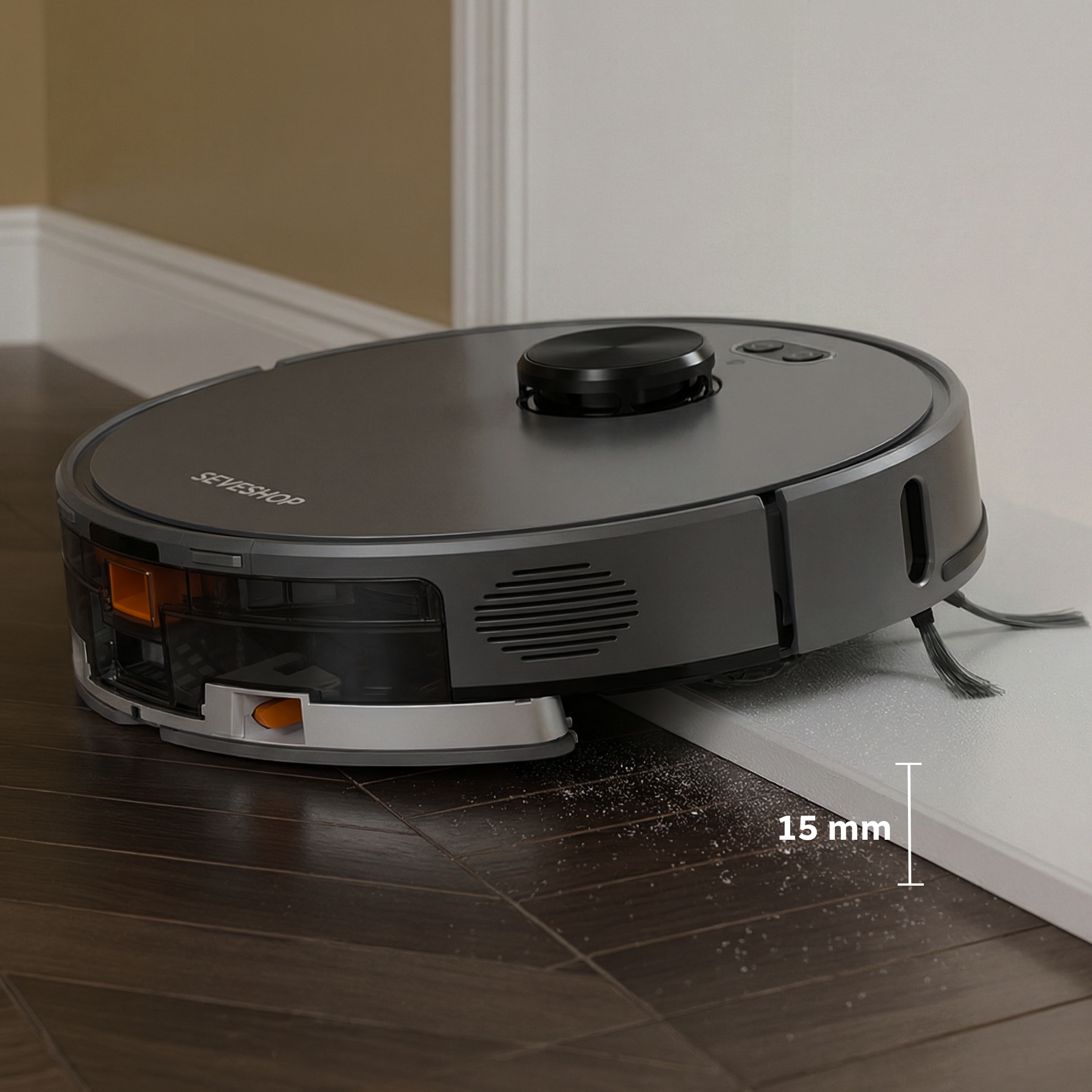 Aspirator Robot D65S Max cu Navigatie LiDAR, Mop Inteligent si 6000Pa — RESIGILAT