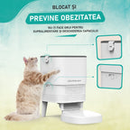 hranitor automat 4L pentru alimentarea zilnica a animalelor cu functionare silentioasa