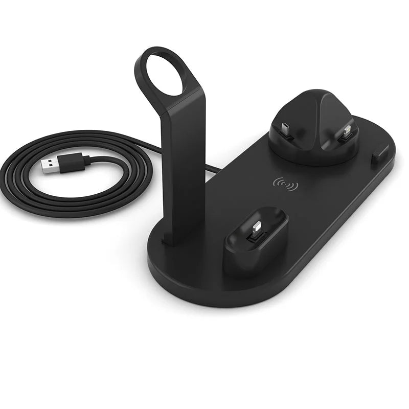 stație de încărcare wireless 5 în 1 de 15W compatibilă MagSafe, HT5