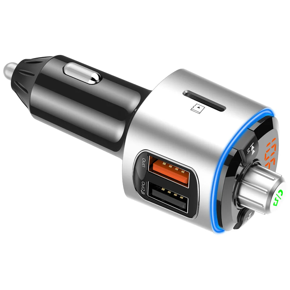 Modulator FM Auto Bluetooth 5.0 cu Quick Charge 3.0 si Hands-Free