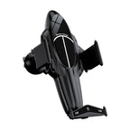 suport auto cu încărcare wireless 15W, senzor inteligent și rotire 360°