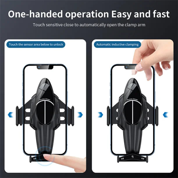 suport telefon auto folosit pe bord sau pe grila de ventilație