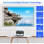 videoproiector cu Bluetooth pentru conectarea boxelor și a căștilor