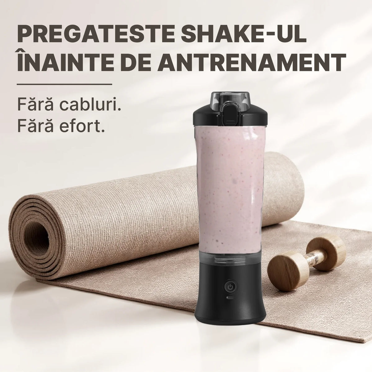 dispozitiv smoothie portabil utilizat la birou sau sala pentru bauturi proaspete