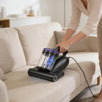 aspirator antiacarieni cu filtru HEPA lavabil pentru reținerea prafului și alergenilor