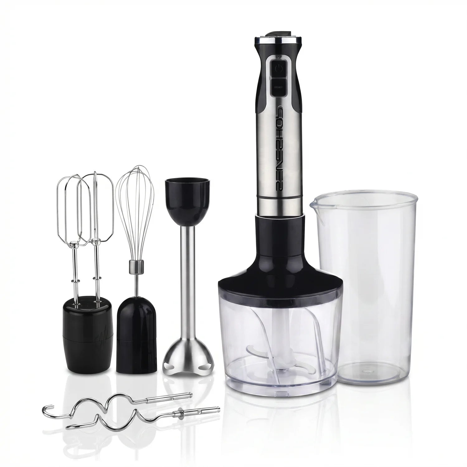 Mixer Vertical 5 in 1, 1200W, 12 Viteze si Accesorii Multifunctionale