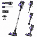 Aspirator Vertical P11 Pro 4 in 1, 23000Pa, HEPA si Perie LED, Mov