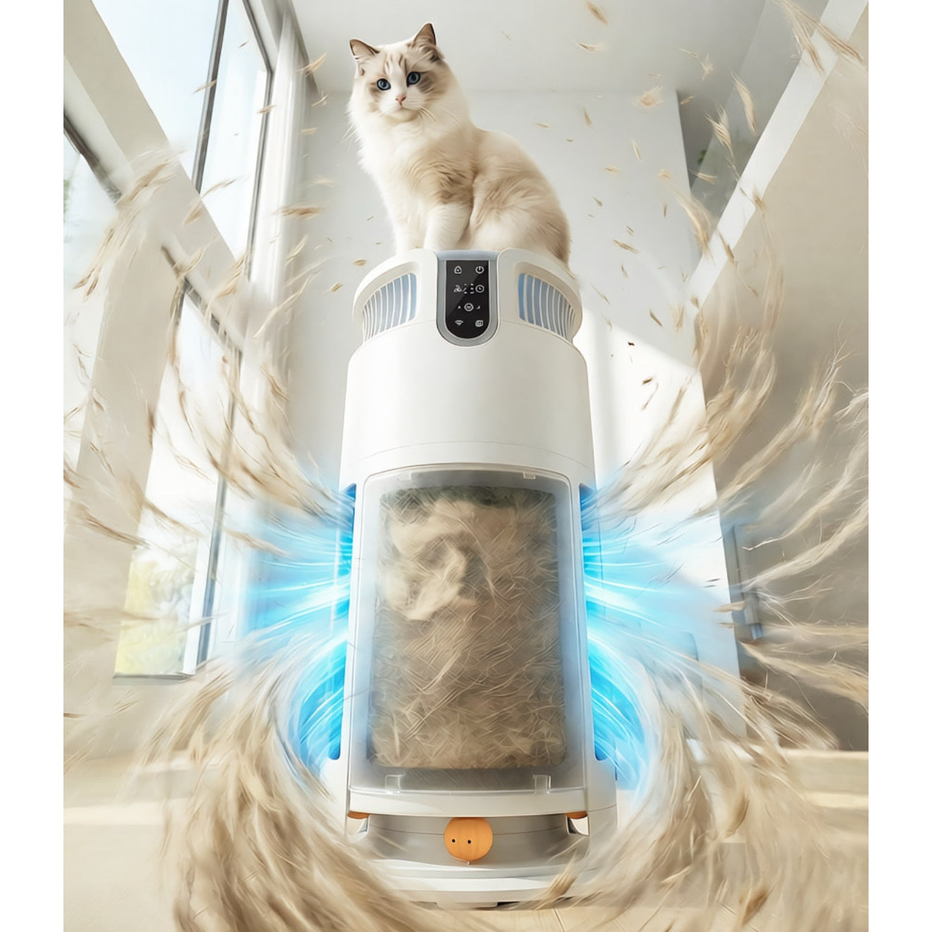 purificator de aer pentru animale AP391P cu colector de păr