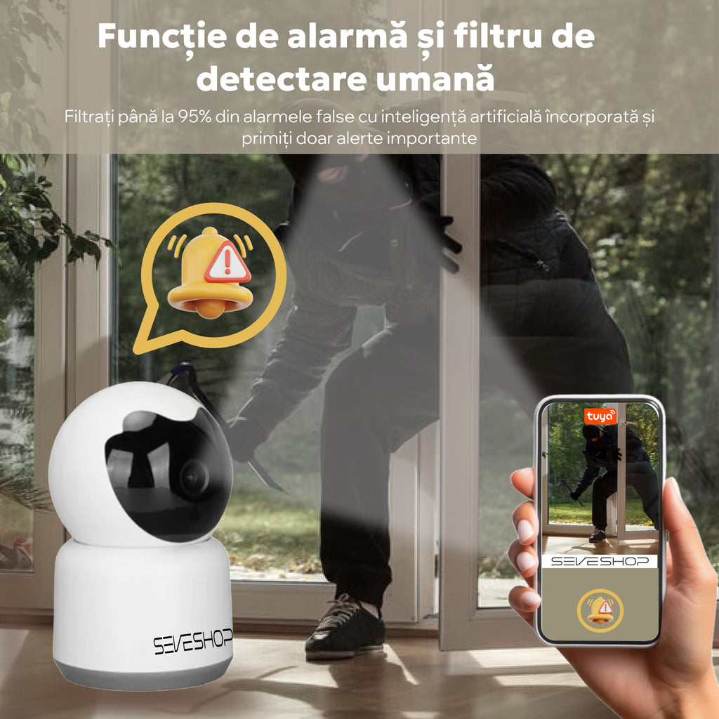 Baby Monitor functie de alarma si filtru de detectare umana