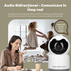 Baby Monitor audio bidirectional, comunicare in timp real din aplicatie