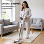 Aspirator Vertical P11 Pro 4 in 1, 30000Pa, HEPA si Perie LED — RESIGILAT