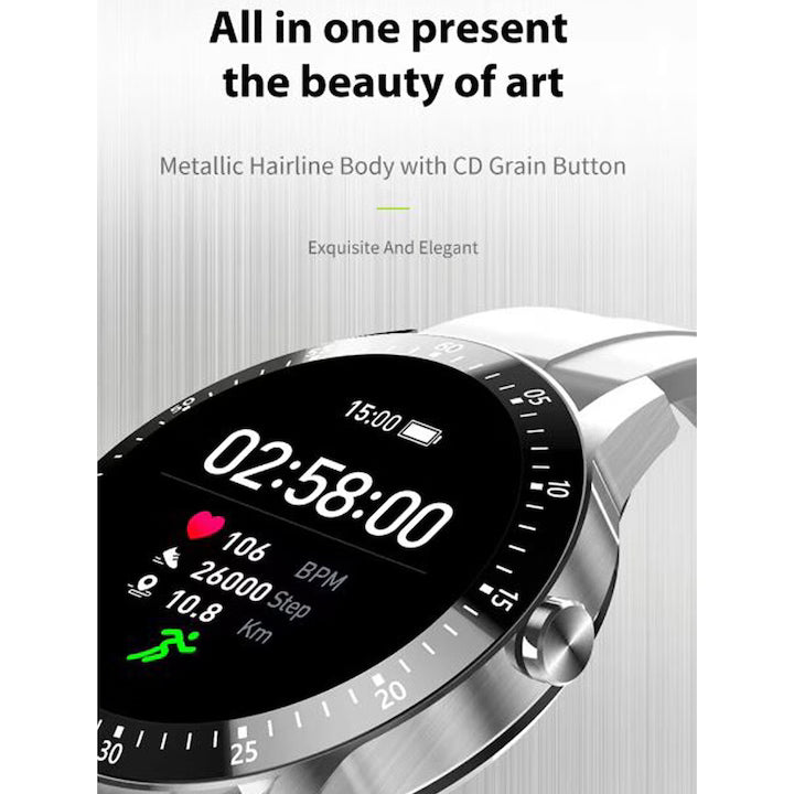 smartwatch fitness cu ecran tactil și interfață ușor de utilizat