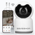 Baby Monitor SeveShop Wi-Fi Full HD 1080p cu adaptor, cablu USB si aplicatia Tuya