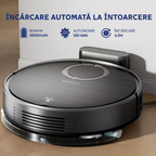 robot aspirator cu functie mop si reglare nivel apa pentru spalare eficienta