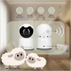 Baby Monitor mod patrulare, stocare locala sau cloud, difuzor si port micro-USB