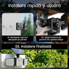 lampă solară folosită pentru iluminarea curții și grădinii noaptea