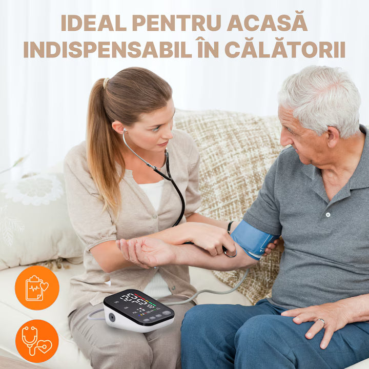 aparat de tensiune electronic utilizat pentru masurarea rapida a tensiunii arteriale la domiciliu
