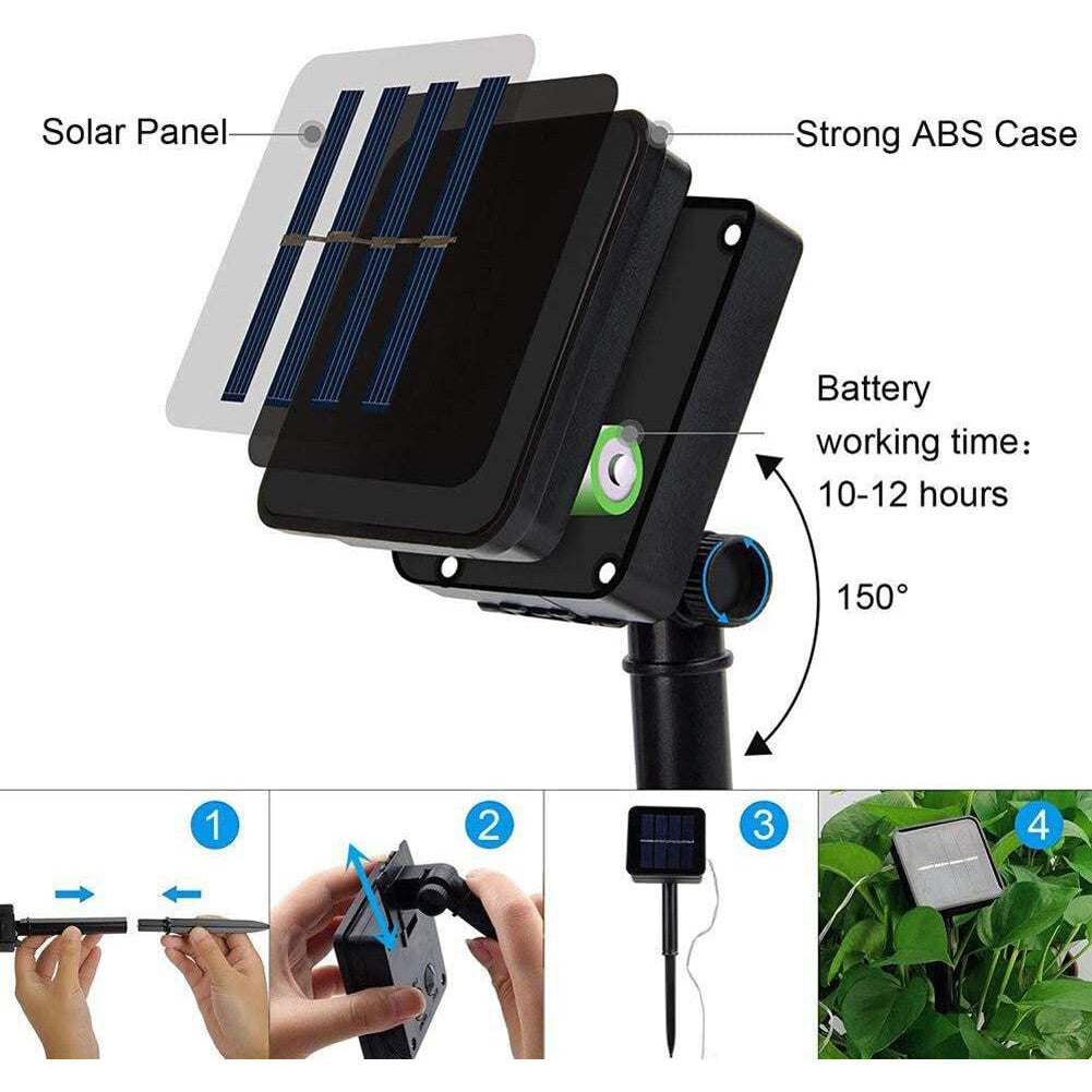 ghirlanda LED rezistenta la apa IP65 pentru decor exterior in orice conditii meteo