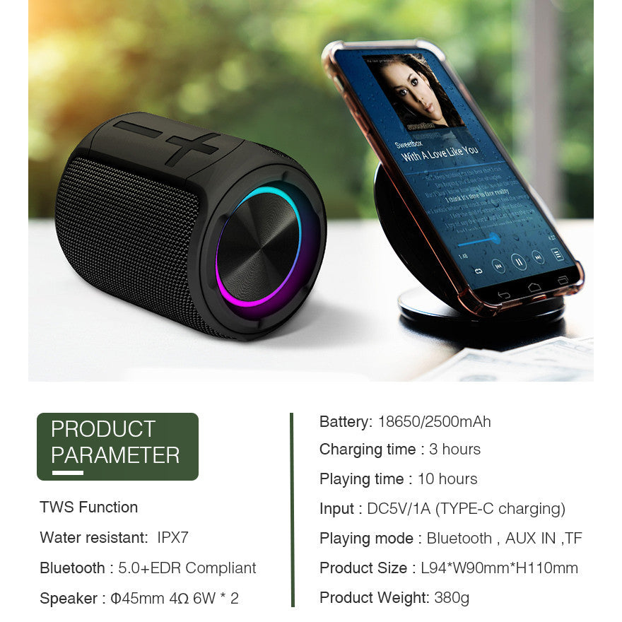 boxă portabilă care redă muzică clară și puternică la petreceri