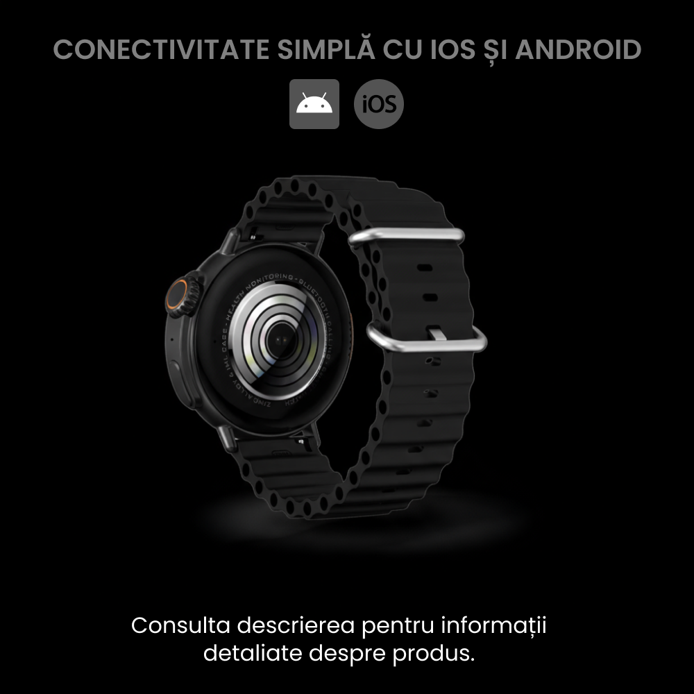 smartwatch folosit pentru sport și monitorizarea sănătății zilnice