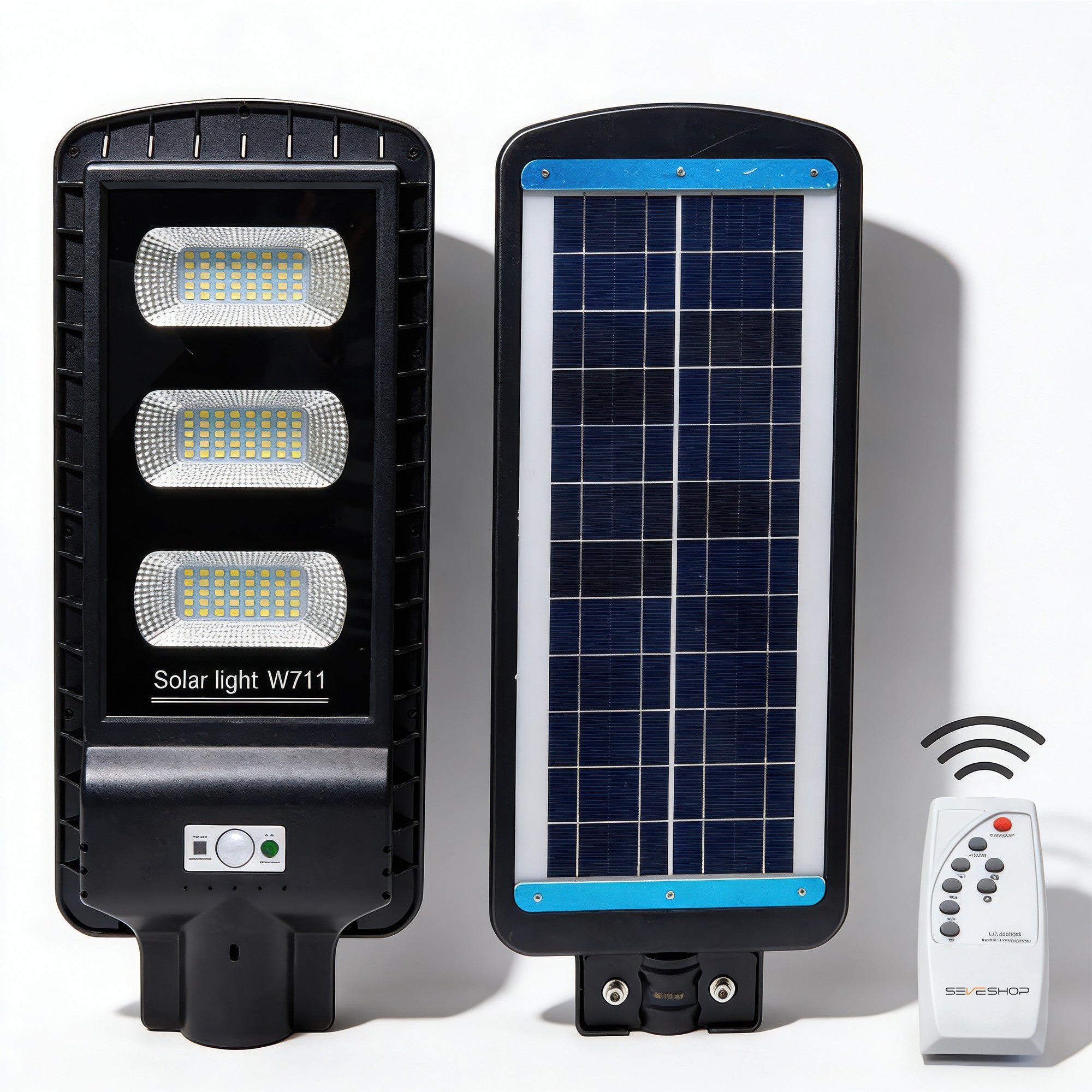 lampă solară de exterior cu senzor de mișcare și telecomandă, 9000 lm