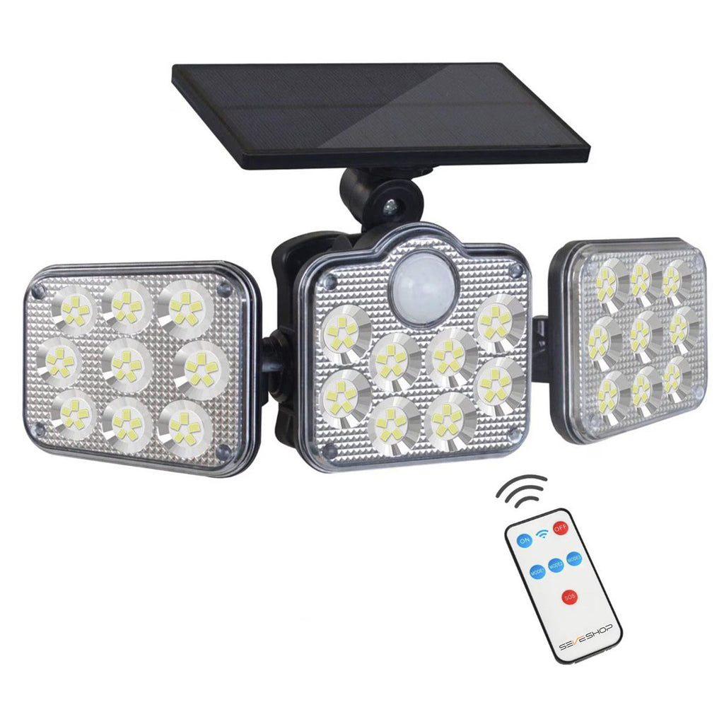 lampă solară de exterior cu senzor de mișcare, 3 moduri, IP65 și 600 lm