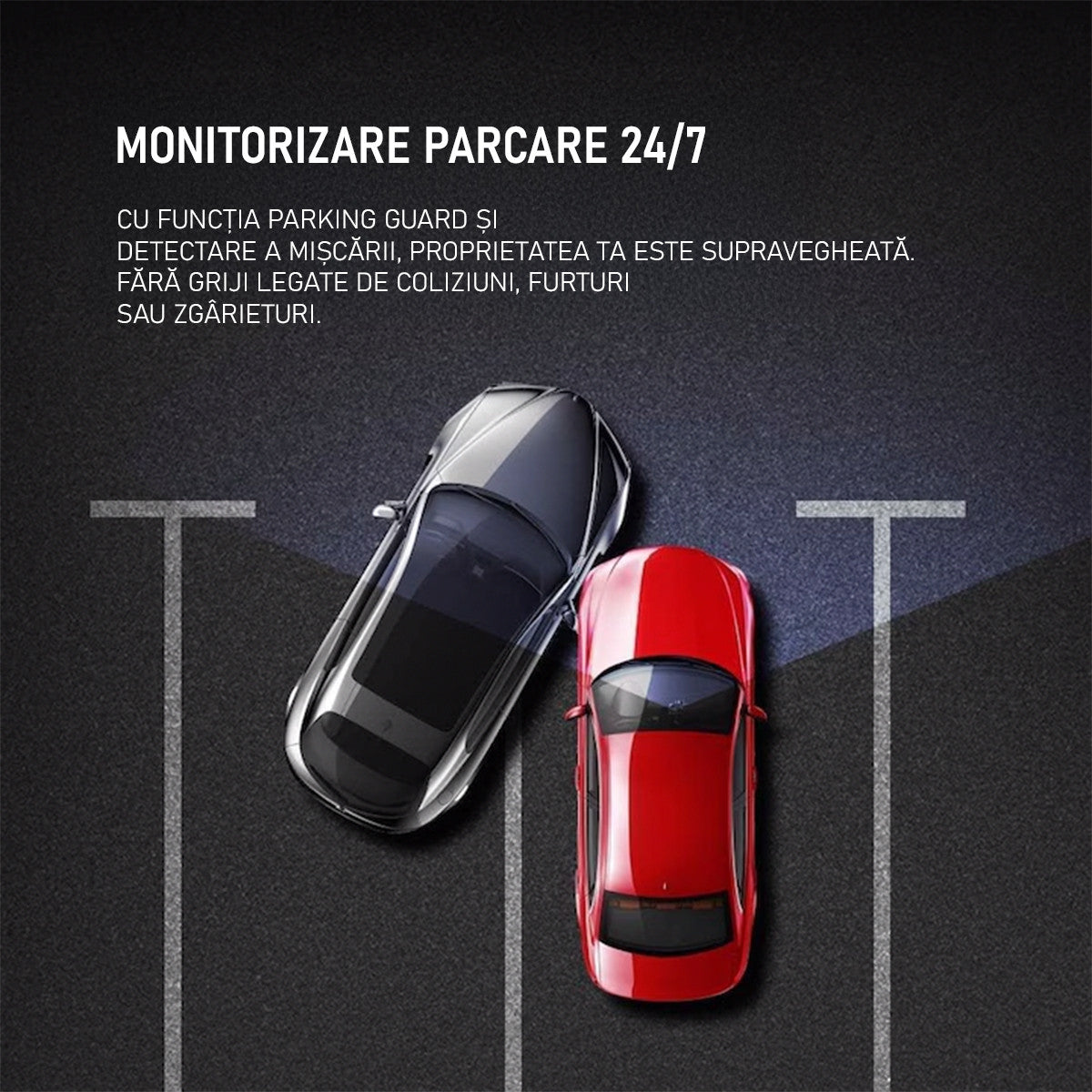 Cameră Auto DVR Full HD 1080P, 170°, Night Vision și G-Sensor — RESIGILAT