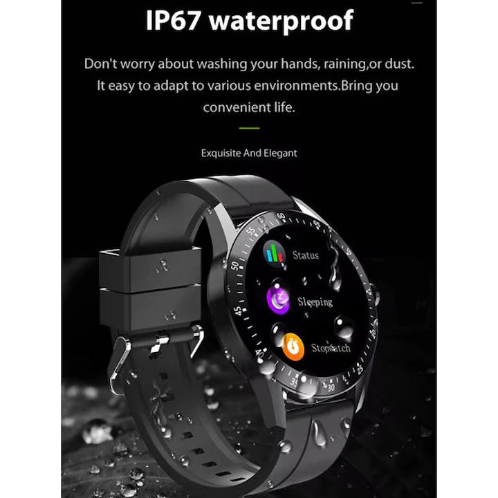 smartwatch cu senzor de ritm cardiac pentru monitorizare continuă