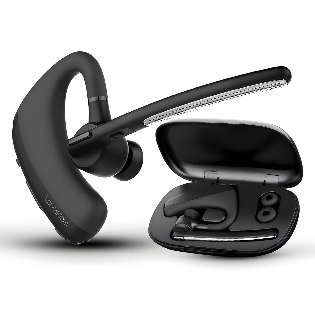 căști Bluetooth wireless N20 cu microfon dual, noise cancelling și carcasă